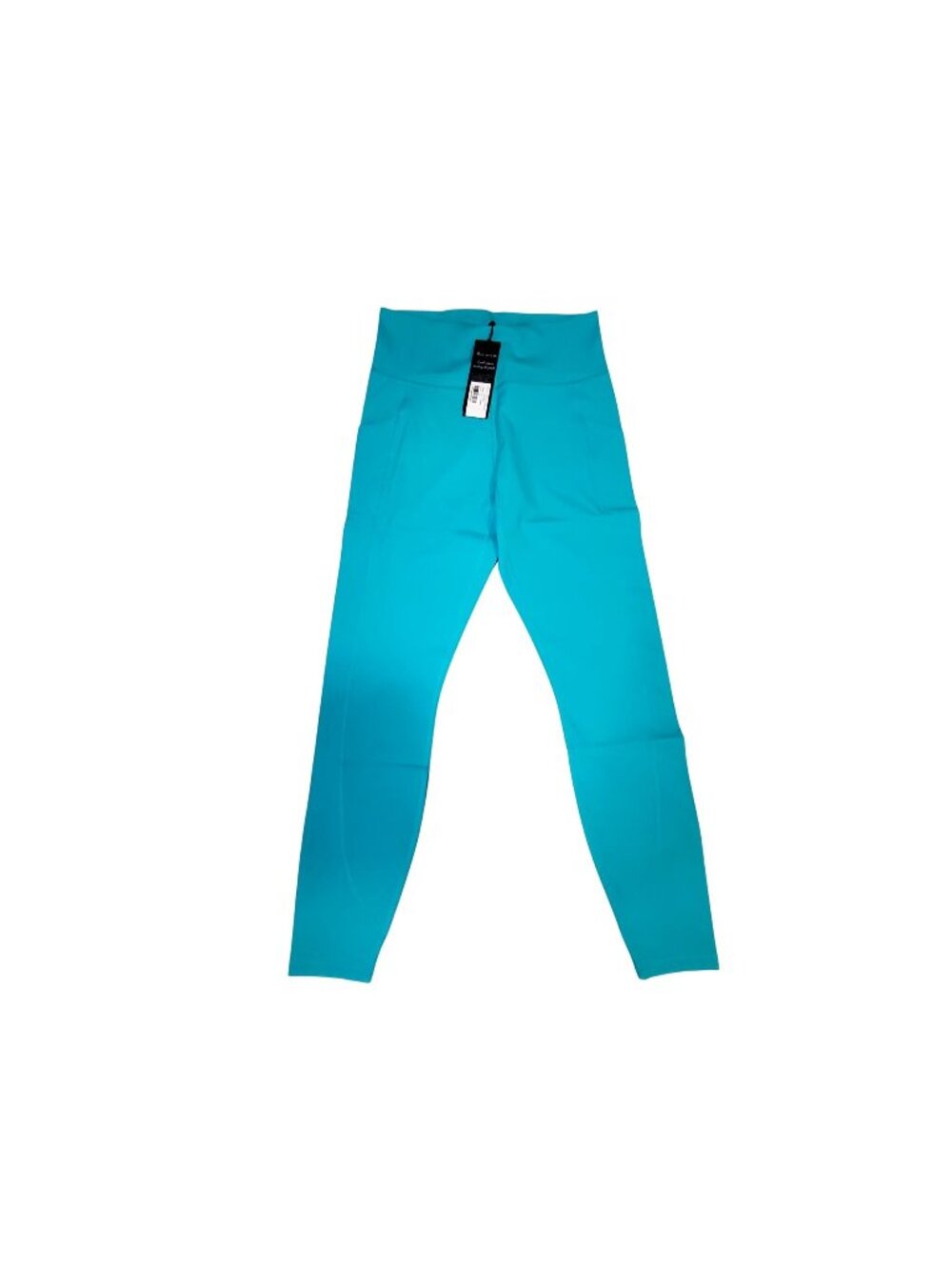 Greyson Womens High-Waisted Teal Leggings Breathable and durable fabric Size M